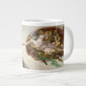 Michelangelo's Schepping van Man (Schepping van Ad Grote Koffiekop (Voorkant rechts)