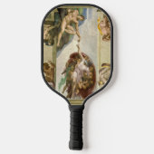Michelangelo's Schepping van Man (Schepping van Ad Pickleball Paddle (Achterkant)