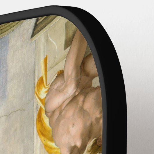 Michelangelo's Schepping van Man (Schepping van Ad Pickleball Paddle (Links Detail)