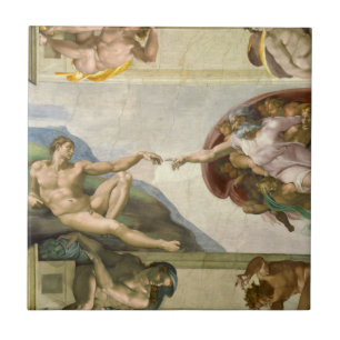Michelangelo's Schepping van Man (Schepping van Ad Tegeltje