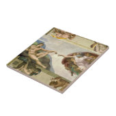 Michelangelo's Schepping van Man (Schepping van Ad Tegeltje (Zijkant)