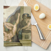 Michelangelo's Schepping van Man (Schepping van Ad Theedoek (Quarter Fold)