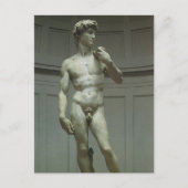 Michelangelo's standbeeld van David Briefkaart (Voorkant)