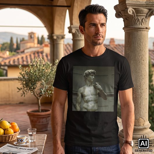 Michelangelo's Standbeeld van David T-shirt