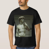 Michelangelo's standbeeld van David T-shirt (Voorkant)