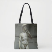 Michelangelo's standbeeld van David Tote Bag (Voorkant)
