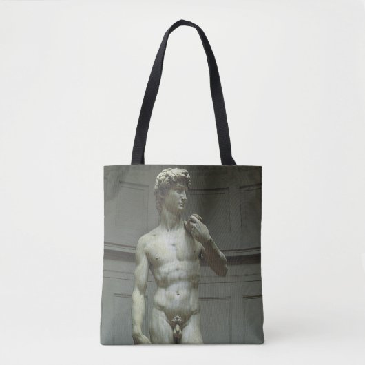 Michelangelo's standbeeld van David Tote Bag (Voorkant)