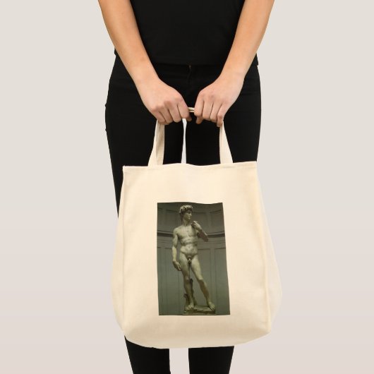 Michelangelo's standbeeld van David Tote Bag (Voorkant (product))
