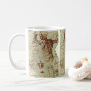 Michelangelo's studie van een Libische Sibille Koffiemok