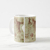 Michelangelo's Studie van een Libische Sibille Koffiemok (Voorkant links)