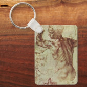 Michelangelo's studie van een Libische Sibille Sleutelhanger (Voorkant)