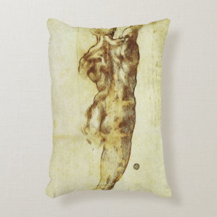 Michelangelo's studie voor de slag bij Cascina Accent Kussen