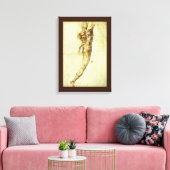 Michelangelo's studie voor de slag bij Cascina Canvas Afdruk (Insitu (Woonkamer))