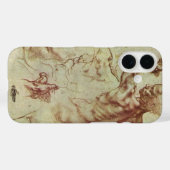 Michelangelo's Studie voor een Libische Sibylle Case-Mate iPhone Case (Achterkant (horizontaal))