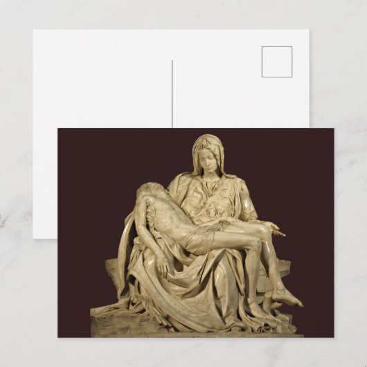 Michelango ... De Pieta Briefkaart (Voorkant / Achterkant)