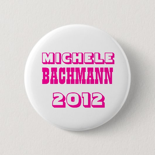Michele Bachmann 2012 Ronde Button 5,7 Cm (Voorkant)