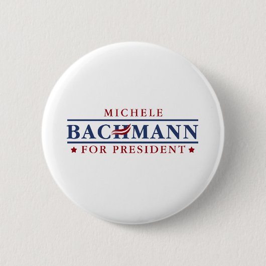 Michele Bachmann 2012 Ronde Button 5,7 Cm (Voorkant)
