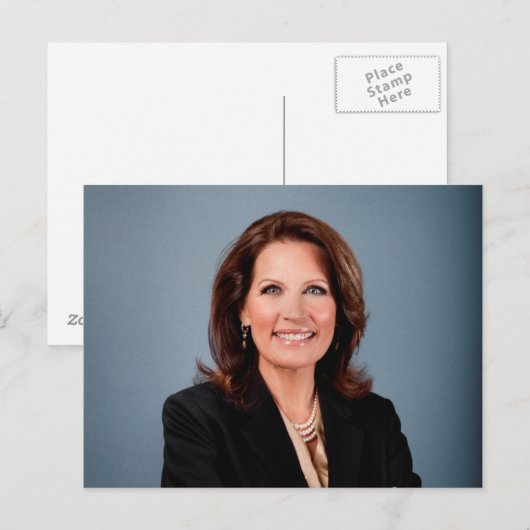 Michele Bachmann Briefkaart (Voorkant / Achterkant)