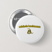 Michele Bachmann Gadsden Snake Ronde Button 5,7 Cm (Voorkant /achterkant)