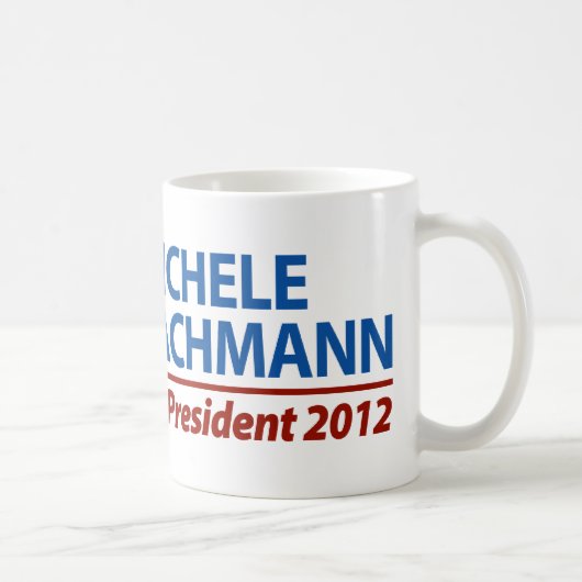 Michele Bachmann voor President 2012 Koffiemok (Rechts)
