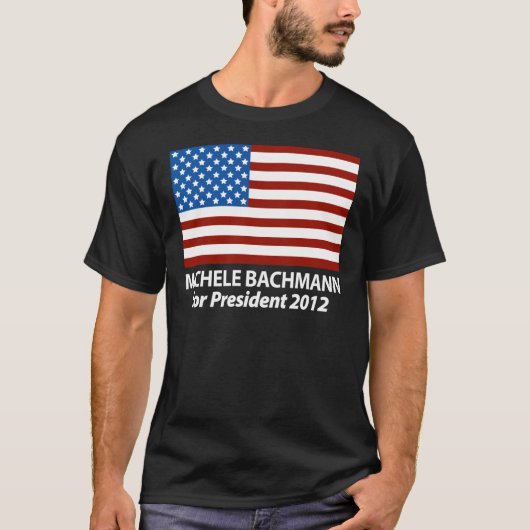 Michele Bachmann voor President 2012 T-shirt (Voorkant)