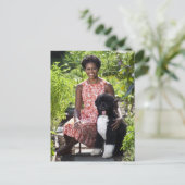Michele & Bo Obama Briefkaart (Staand voorkant)