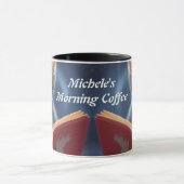 Michele's Morning Coffee Gepersonaliseerde Mok (Midden)