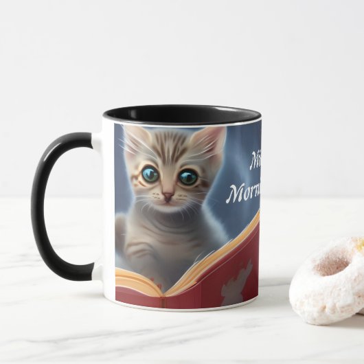 Michele's Morning Coffee Gepersonaliseerde Mok (Met donut)
