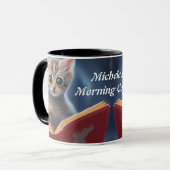 Michele's Morning Coffee Gepersonaliseerde Mok (Voorkant links)