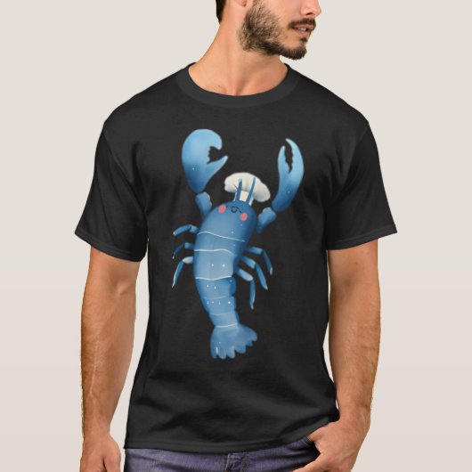 Michelin Ster Chef Kreeft T-shirt (Voorkant)