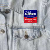Michelle Bachmann 2012 Vierkante Button 5,1 Cm (In situ)