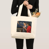 Michelle & Barack Obama Grote Tote Bag (Voorkant (product))