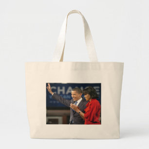 Michelle & Barack Obama Grote Tote Bag