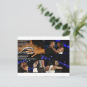 Michelle & Barack Obama Love Briefkaart (Staand voorkant)