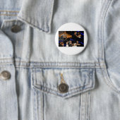Michelle & Barack Obama Love Ronde Button 5,7 Cm (In situ)