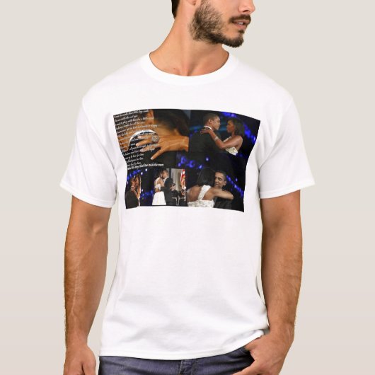 Michelle & Barack Obama Love T-shirt (Voorkant)