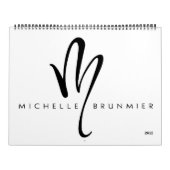 Michelle Brunmier 2012 Agenda (groot) Kalender (Hoes)