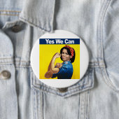 Michelle de Riveter - Ja dat kunnen we.png Ronde Button 4,0 Cm (In situ)
