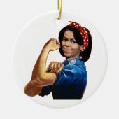 MICHELLE DE RIVETER KERAMISCH ORNAMENT (Voorkant)