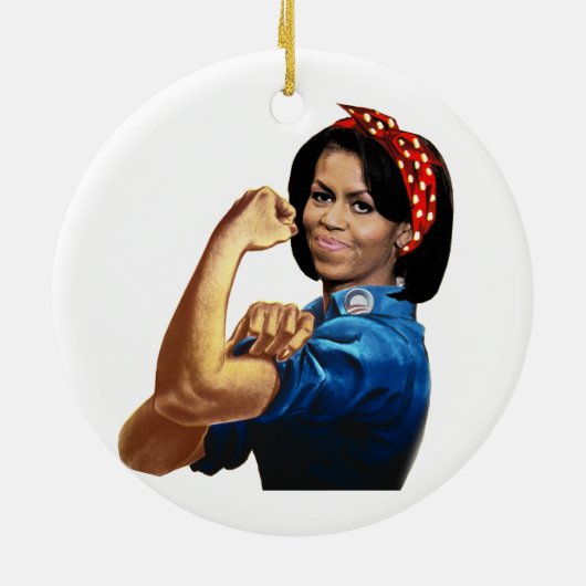 MICHELLE DE RIVETER KERAMISCH ORNAMENT (Achterkant)