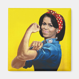 MICHELLE DE RIVETER MAGNEET