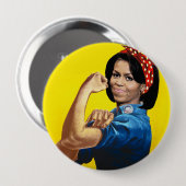MICHELLE DE RIVETER RONDE BUTTON 4,0 CM (Voorkant /achterkant)