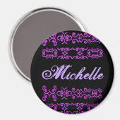 Michelle Designer Naam Magnet (Voorkant / Achterkant)