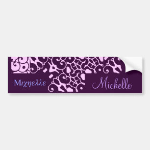 Michelle Designer Name Bumpersticker