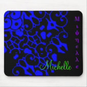 Michelle Designer Name Mousepad Muismat (Voorkant)
