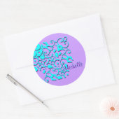 Michelle Designer Name Sticker (Envelop)