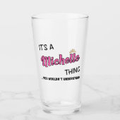 Michelle ding dat je niet zou begrijpen glas (Voorkant)