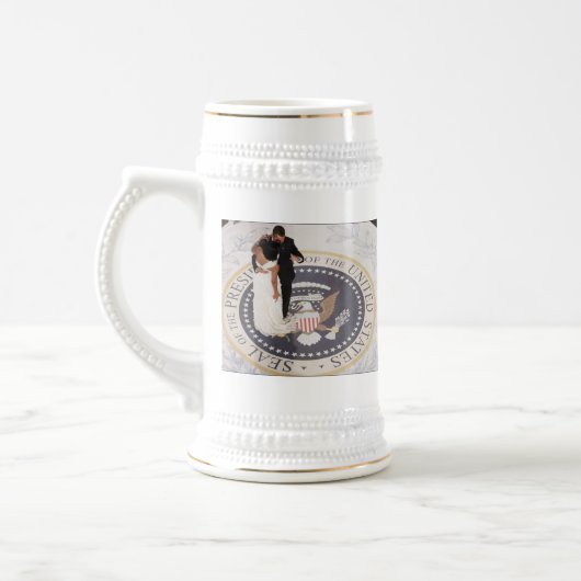 Michelle en Barack Obama Bierpul (Links)