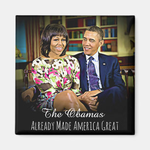 Michelle en Barack Obama hebben Amerika al geweldi Magneet
