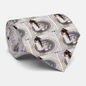 Michelle en Barack Obama Stropdas (Opgerold)